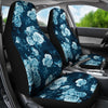 Rose Blue Pattern Print Design RO014 Universal Fit Car Seat Covers-JorJune