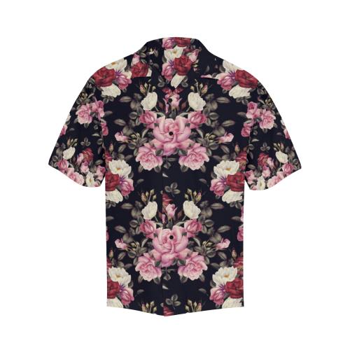Rose Pattern Men Hawaiian Shirt