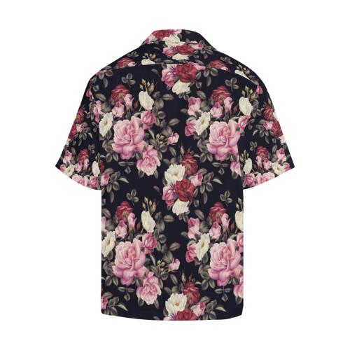 Rose Pattern Men Hawaiian Shirt