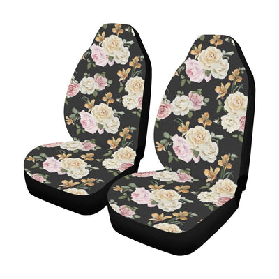 Rose Pattern Print Design A01 Car Seat Covers (Set of 2)-JORJUNE.COM