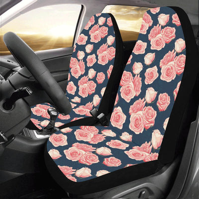 Rose Pattern Print Design A03 Car Seat Covers (Set of 2)-JORJUNE.COM