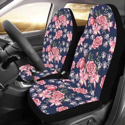 Rose Pattern Print Design A05 Car Seat Covers (Set of 2)-JORJUNE.COM