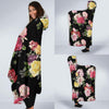 Rose Pattern Print Design RO010 Hooded Blanket-JORJUNE.COM