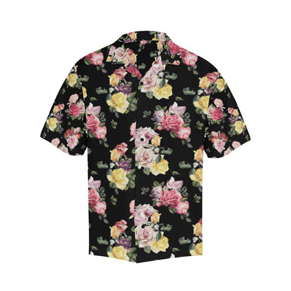 Rose Pattern Print Design RO010 Men Hawaiian Shirt-JorJune