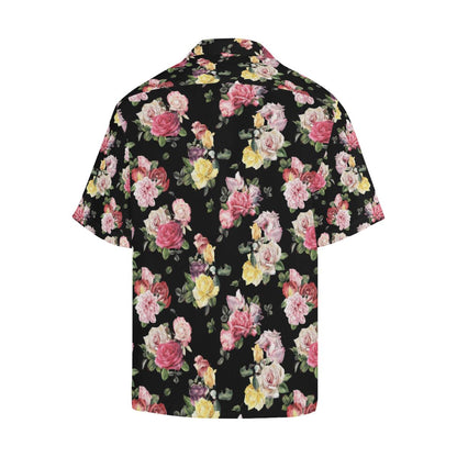 Rose Pattern Print Design RO010 Men Hawaiian Shirt-JorJune