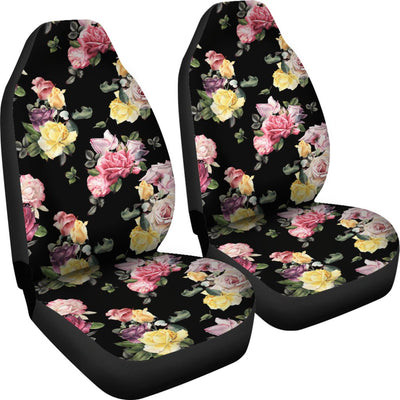 Rose Pattern Print Design RO010 Universal Fit Car Seat Covers-JorJune