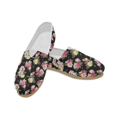 Rose Pattern Print Design RO010 Women Casual Shoes-JorJune.com