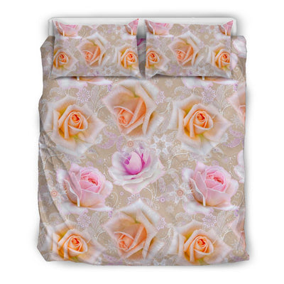 Rose Pattern Print Design RO011 Duvet Cover Bedding Set-JORJUNE.COM