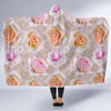 Rose Pattern Print Design RO011 Hooded Blanket-JORJUNE.COM