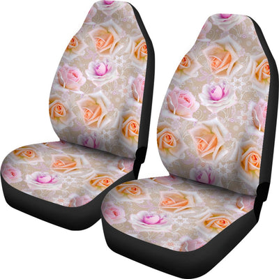 Rose Pattern Print Design RO011 Universal Fit Car Seat Covers-JorJune