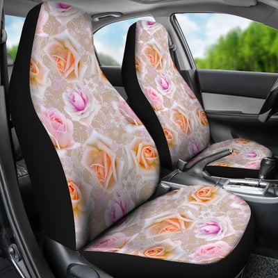 Rose Pattern Print Design RO011 Universal Fit Car Seat Covers-JorJune