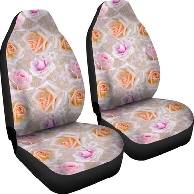 Rose Pattern Print Design RO011 Universal Fit Car Seat Covers-JorJune