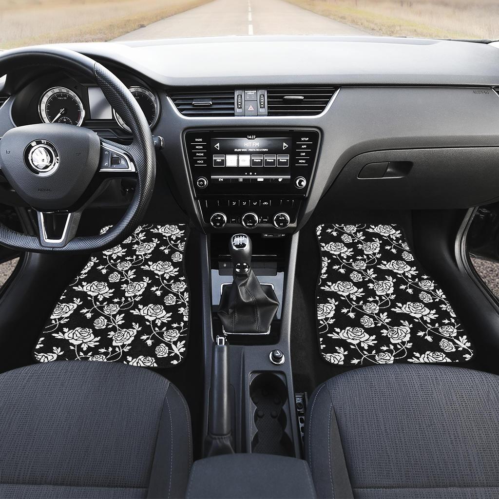 Rose Pattern Print Design RO013 Car Floor Mats-JORJUNE.COM