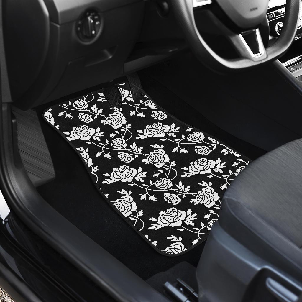 Rose Pattern Print Design RO013 Car Floor Mats-JORJUNE.COM