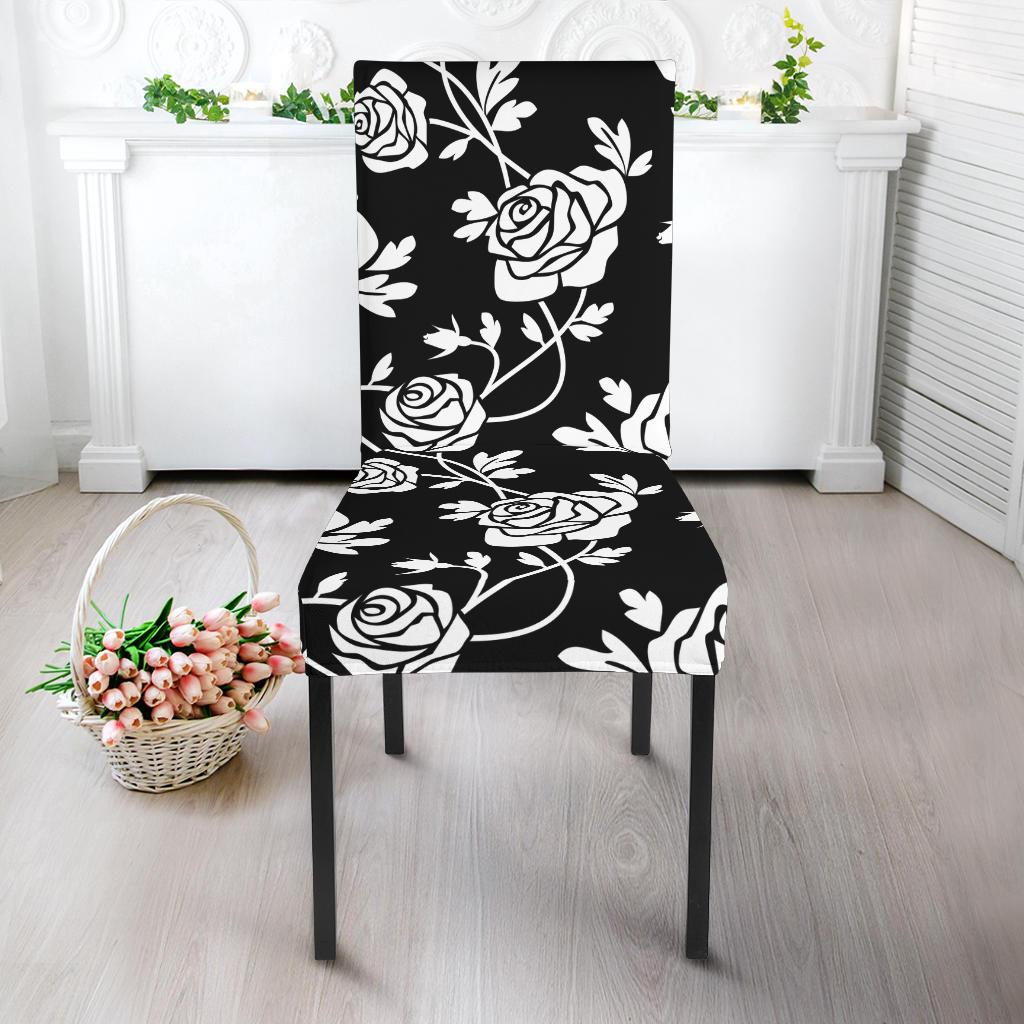 Rose Pattern Print Design RO013 Dining Chair Slipcover-JORJUNE.COM