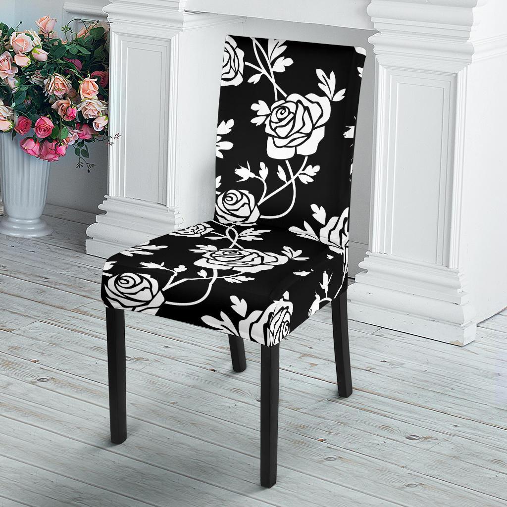 Rose Pattern Print Design RO013 Dining Chair Slipcover-JORJUNE.COM