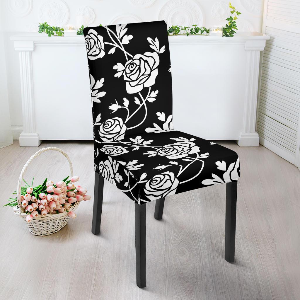 Rose Pattern Print Design RO013 Dining Chair Slipcover-JORJUNE.COM