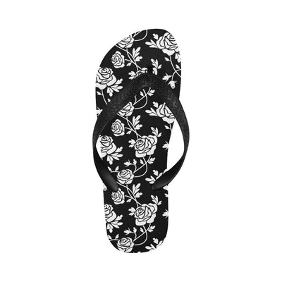 Rose Pattern Print Design RO013 Flip Flops-JorJune