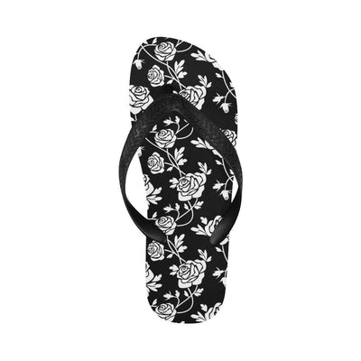 Rose Pattern Print Design RO013 Flip Flops-JorJune