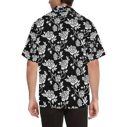 Rose Pattern Print Design RO013 Men Hawaiian Shirt-JorJune