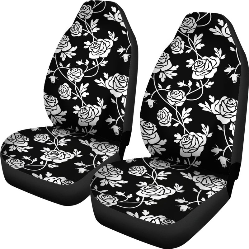 Rose Pattern Print Design RO013 Universal Fit Car Seat Covers-JorJune