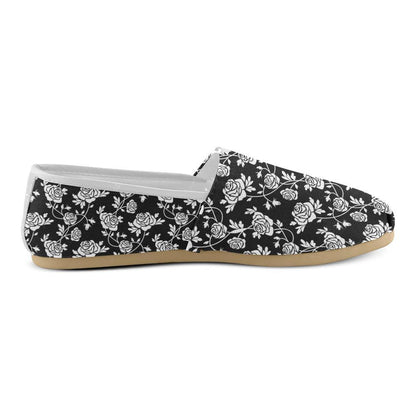 Rose Pattern Print Design RO013 Women Casual Shoes-JorJune.com