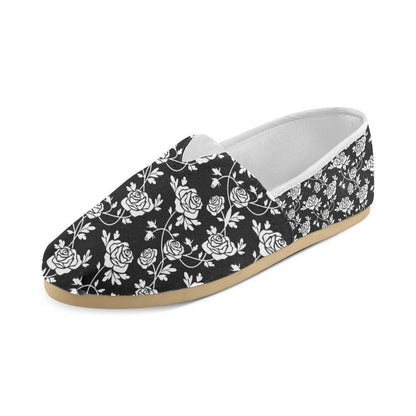 Rose Pattern Print Design RO013 Women Casual Shoes-JorJune.com