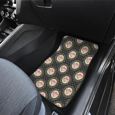 Rose Pattern Print Design RO015 Car Floor Mats-JORJUNE.COM