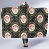 Rose Pattern Print Design RO015 Hooded Blanket-JORJUNE.COM