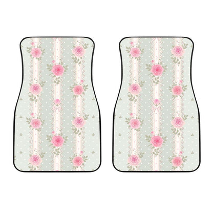 Rose Pattern Print Design RO016 Car Floor Mats-JORJUNE.COM