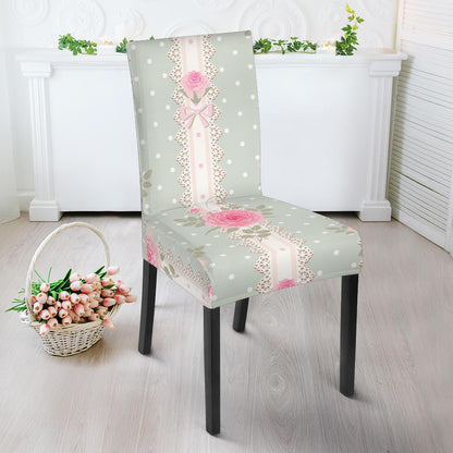 Rose Pattern Print Design RO016 Dining Chair Slipcover-JORJUNE.COM