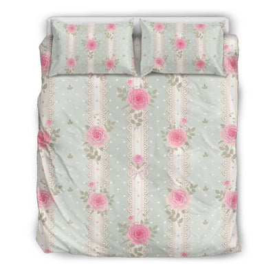 Rose Pattern Print Design RO016 Duvet Cover Bedding Set-JORJUNE.COM