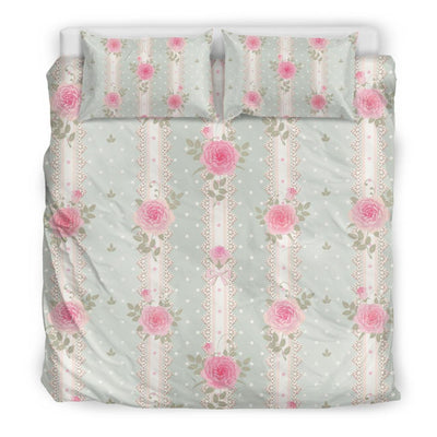 Rose Pattern Print Design RO016 Duvet Cover Bedding Set-JORJUNE.COM