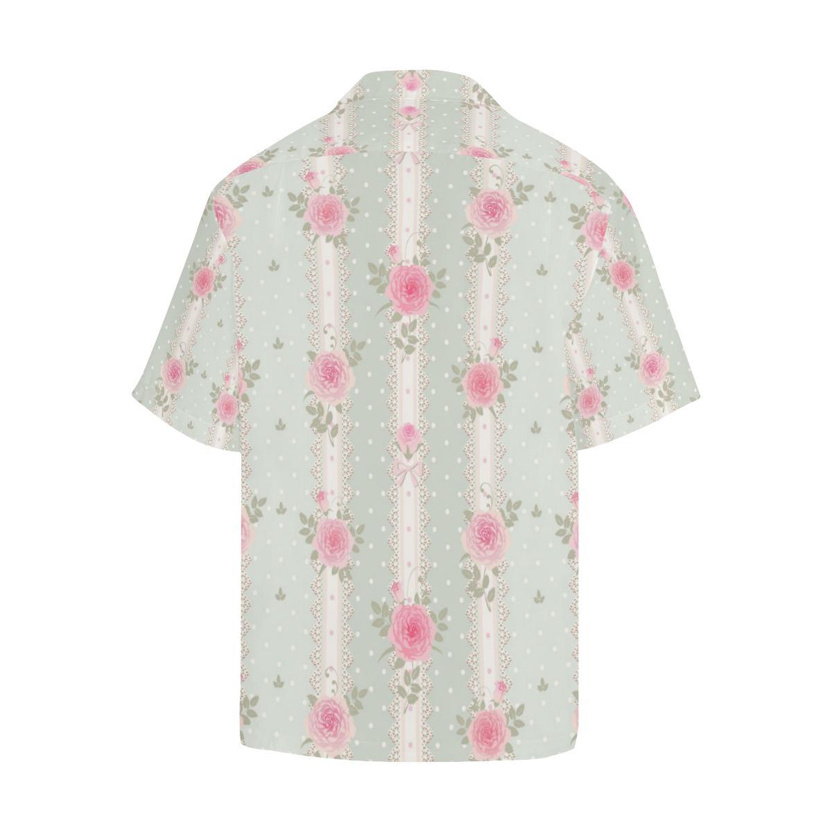 Rose Pattern Print Design RO016 Men Hawaiian Shirt-JorJune