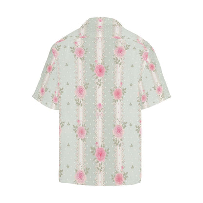Rose Pattern Print Design RO016 Men Hawaiian Shirt-JorJune