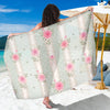 Rose Pattern Print Design RO016 Sarong Pareo Wrap-JORJUNE.COM