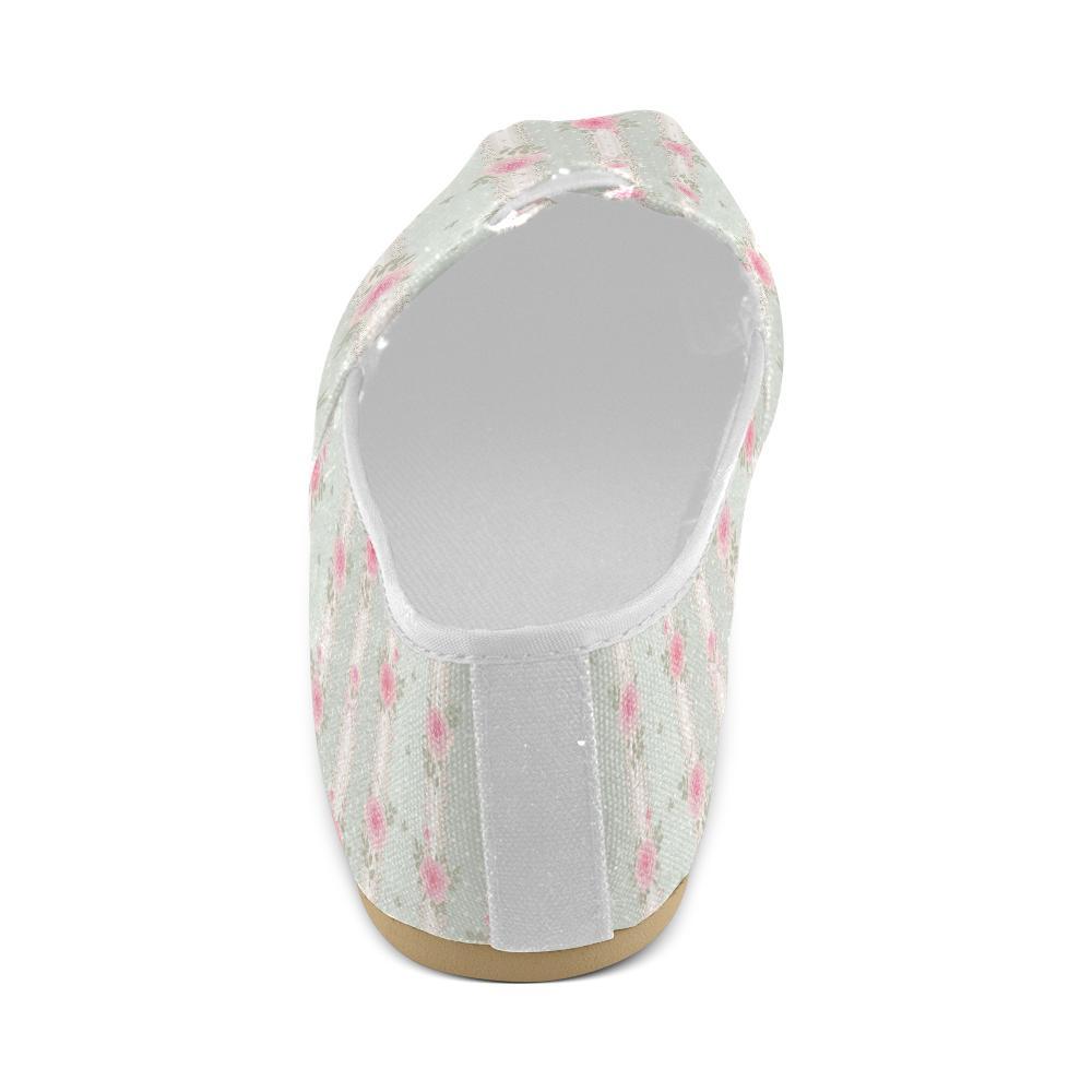 Rose Pattern Print Design RO016 Women Casual Shoes-JorJune.com