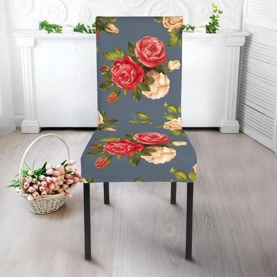 Rose Pattern Print Design RO017 Dining Chair Slipcover-JORJUNE.COM