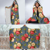 Rose Pattern Print Design RO017 Hooded Blanket-JORJUNE.COM
