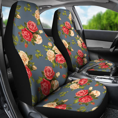 Rose Pattern Print Design RO017 Universal Fit Car Seat Covers-JorJune