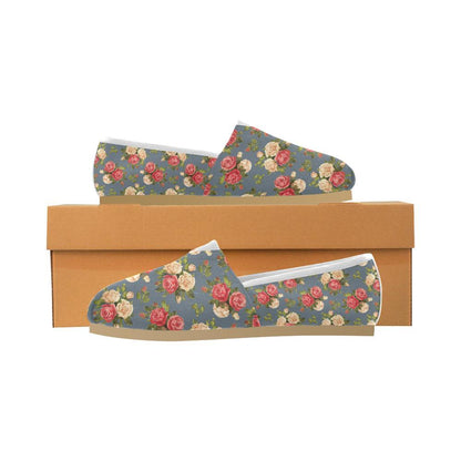 Rose Pattern Print Design RO017 Women Casual Shoes-JorJune.com
