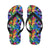 Rose Pattern Print Design RO02 Flip Flops-JorJune