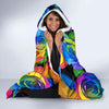 Rose Pattern Print Design RO02 Hooded Blanket-JORJUNE.COM