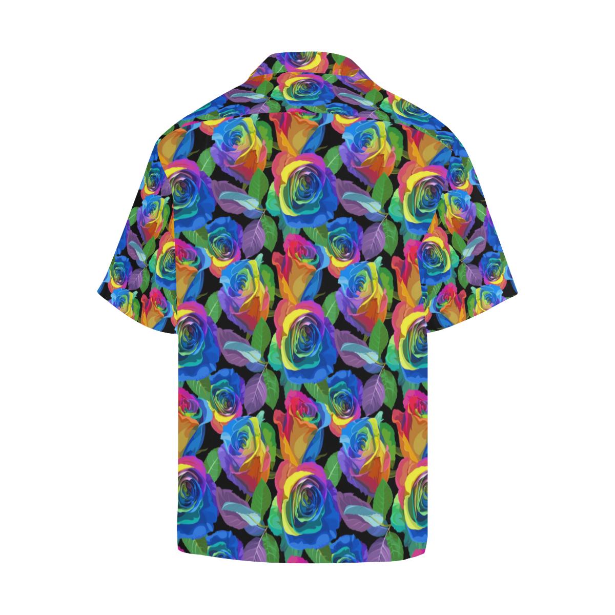 Rose Pattern Print Design RO02 Men Hawaiian Shirt-JorJune