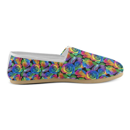 Rose Pattern Print Design RO02 Women Casual Shoes-JorJune.com