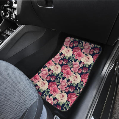 Rose Pattern Print Design RO05 Car Floor Mats-JORJUNE.COM