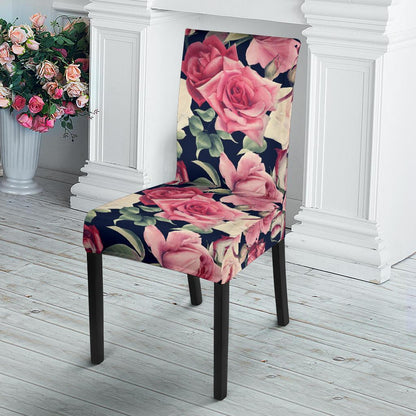 Rose Pattern Print Design RO05 Dining Chair Slipcover-JORJUNE.COM