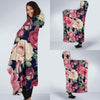 Rose Pattern Print Design RO05 Hooded Blanket-JORJUNE.COM