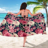 Rose Pattern Print Design RO05 Sarong Pareo Wrap-JORJUNE.COM