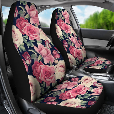 Rose Pattern Print Design RO05 Universal Fit Car Seat Covers-JorJune